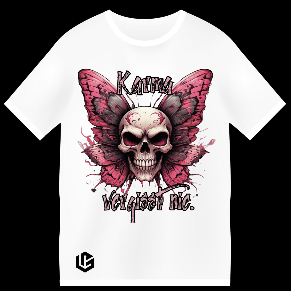 T-Shirt "Karma vergisst nie" designed by LottaLaVida