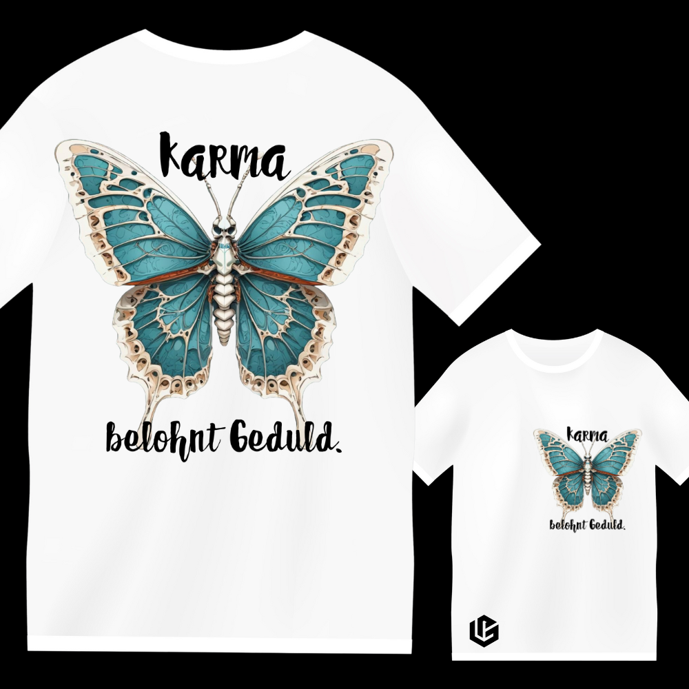 T-Shirt "Karma, Geduld" designed by LottaLaVida