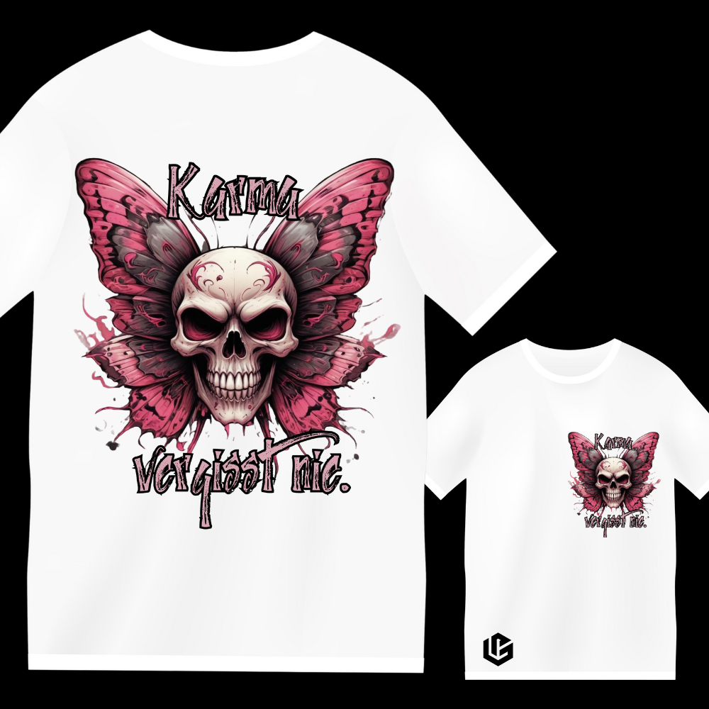 T-Shirt "Karma vergisst nie" designed by LottaLaVida