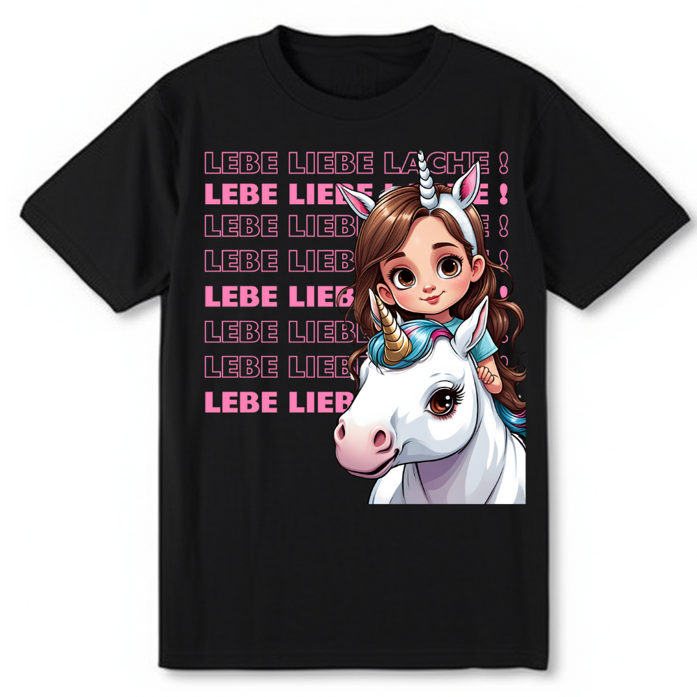 T-Shirt "Einhorn-LLL" designed by LottaLaVida