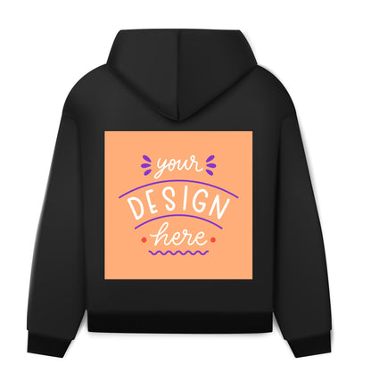 #Hoodie mit deinem Design- schwarz