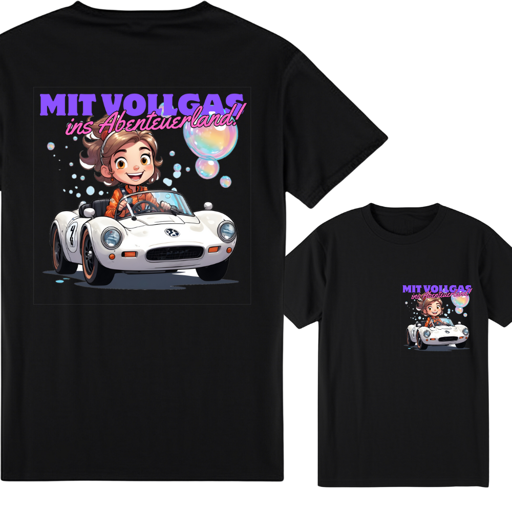 T-Shirt "mitVollgas-1" designed by LottaLaVida