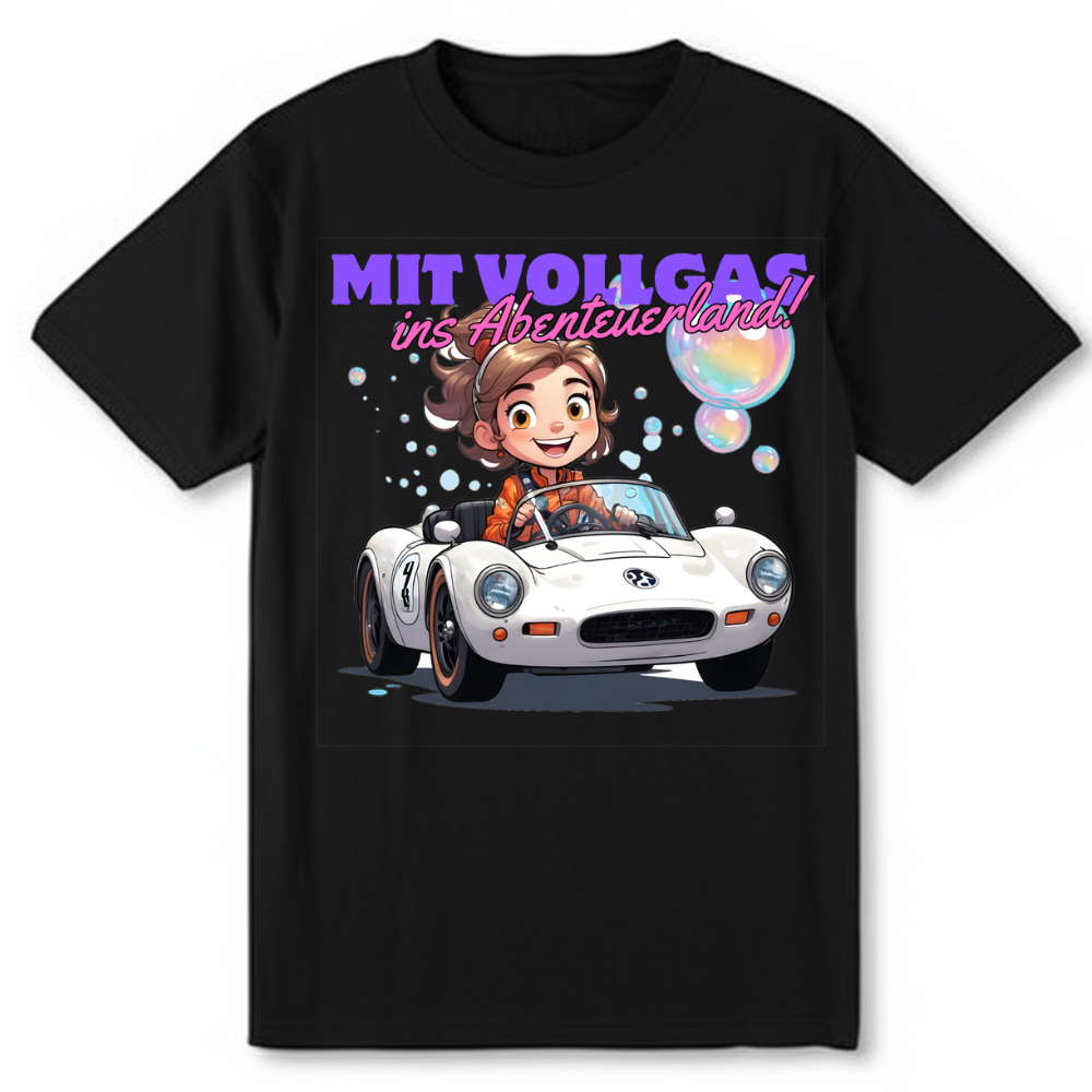 T-Shirt "mitVollgas-1" designed by LottaLaVida