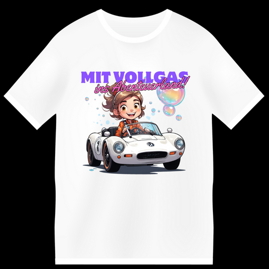 T-Shirt "mitVollgas-1" designed by LottaLaVida