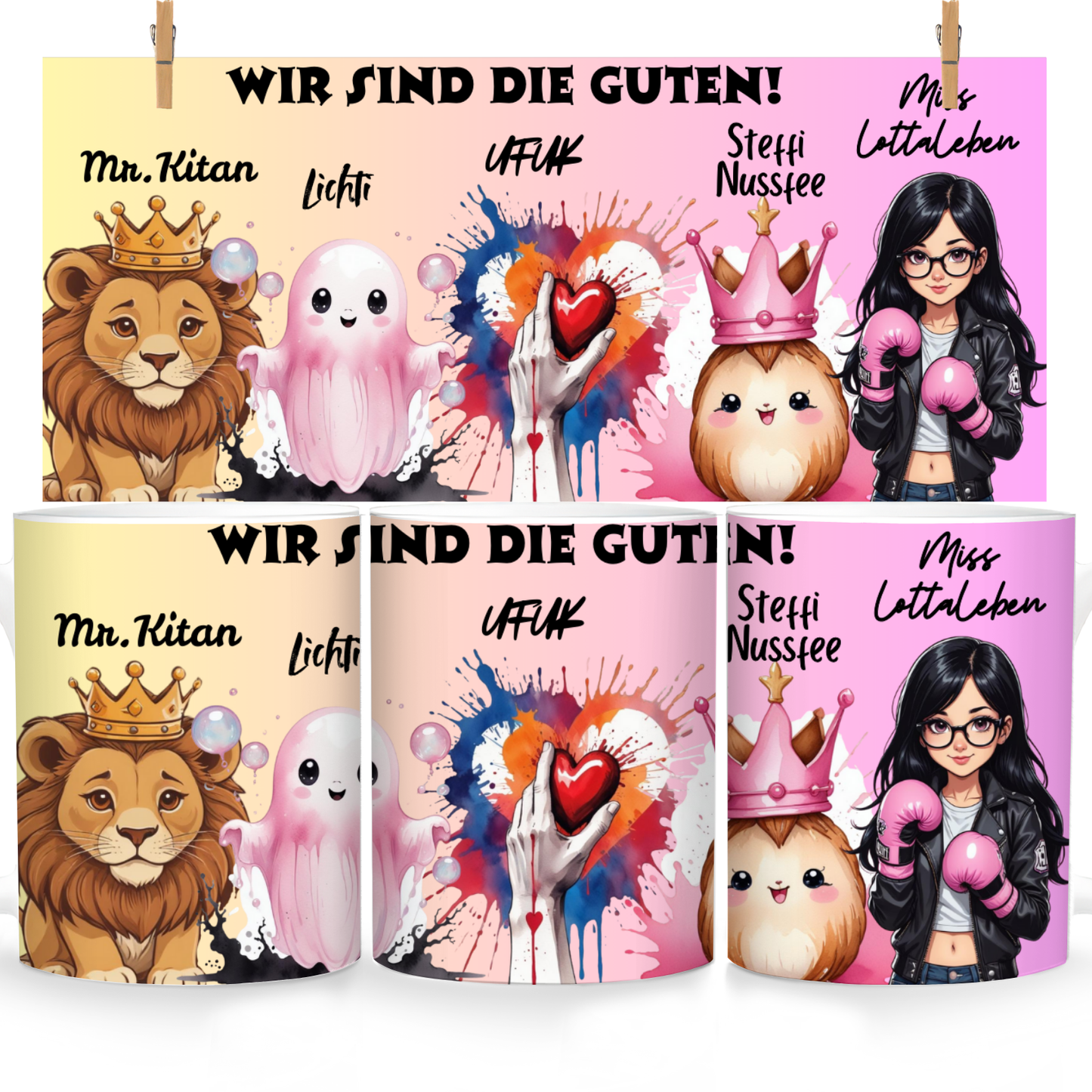 Nussfee-Überraschungspaket-ALLE-Tasse + Geschenk