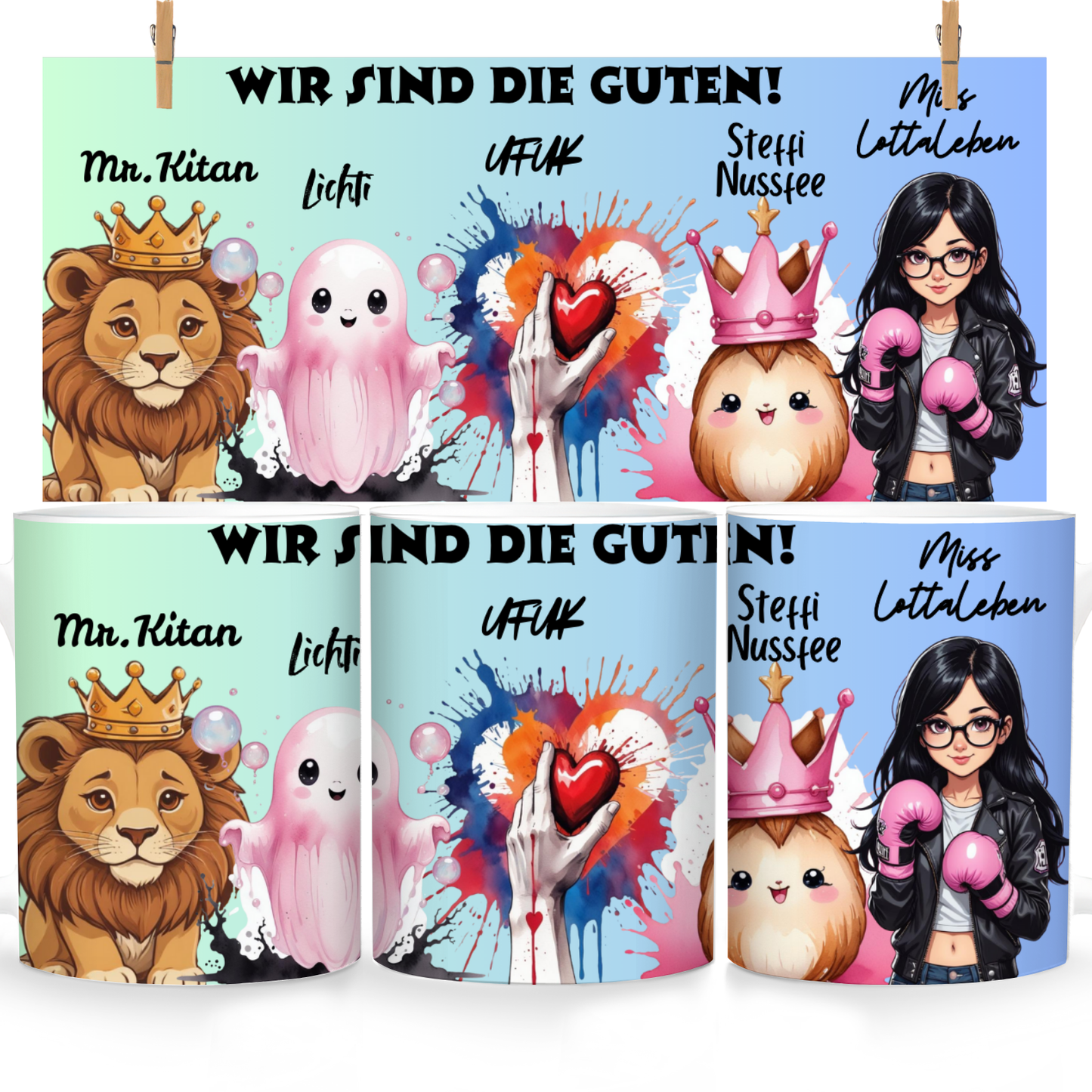 Nussfee-Überraschungspaket-ALLE-Tasse + Geschenk