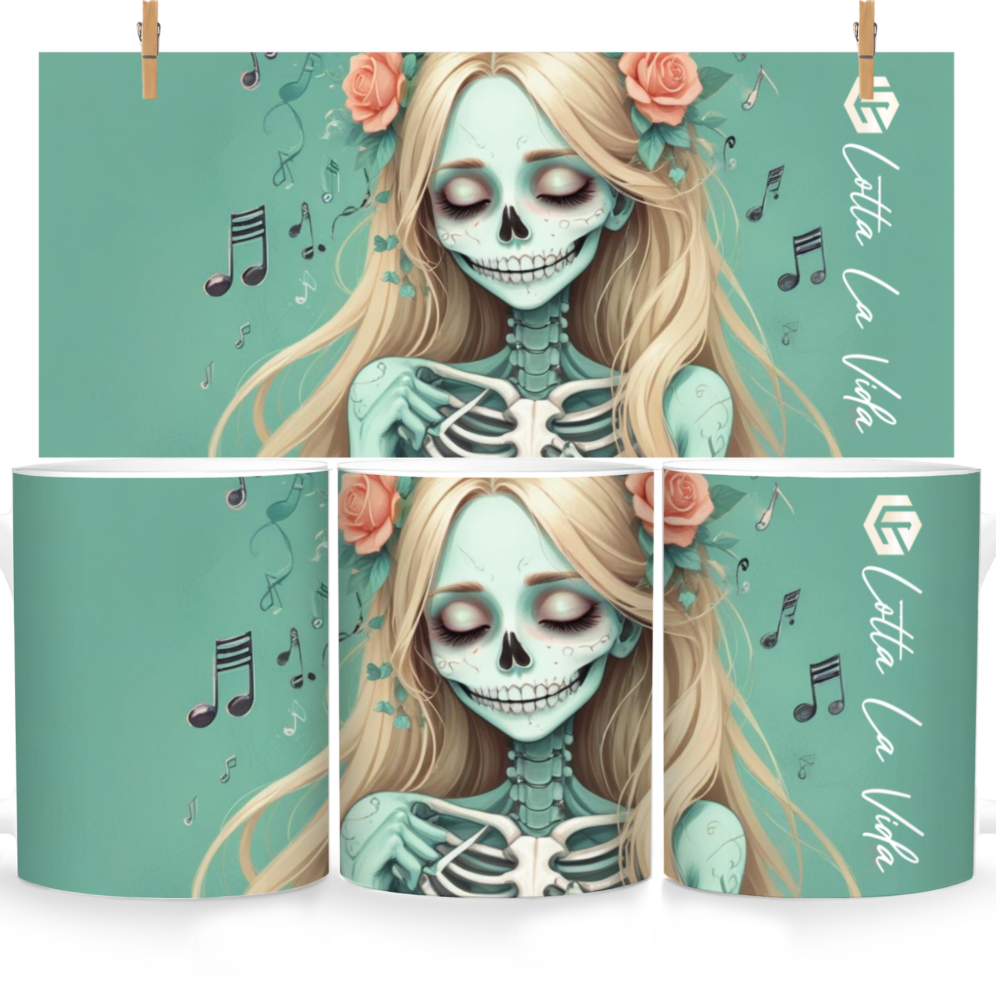 #Tasse SkullLady Liny