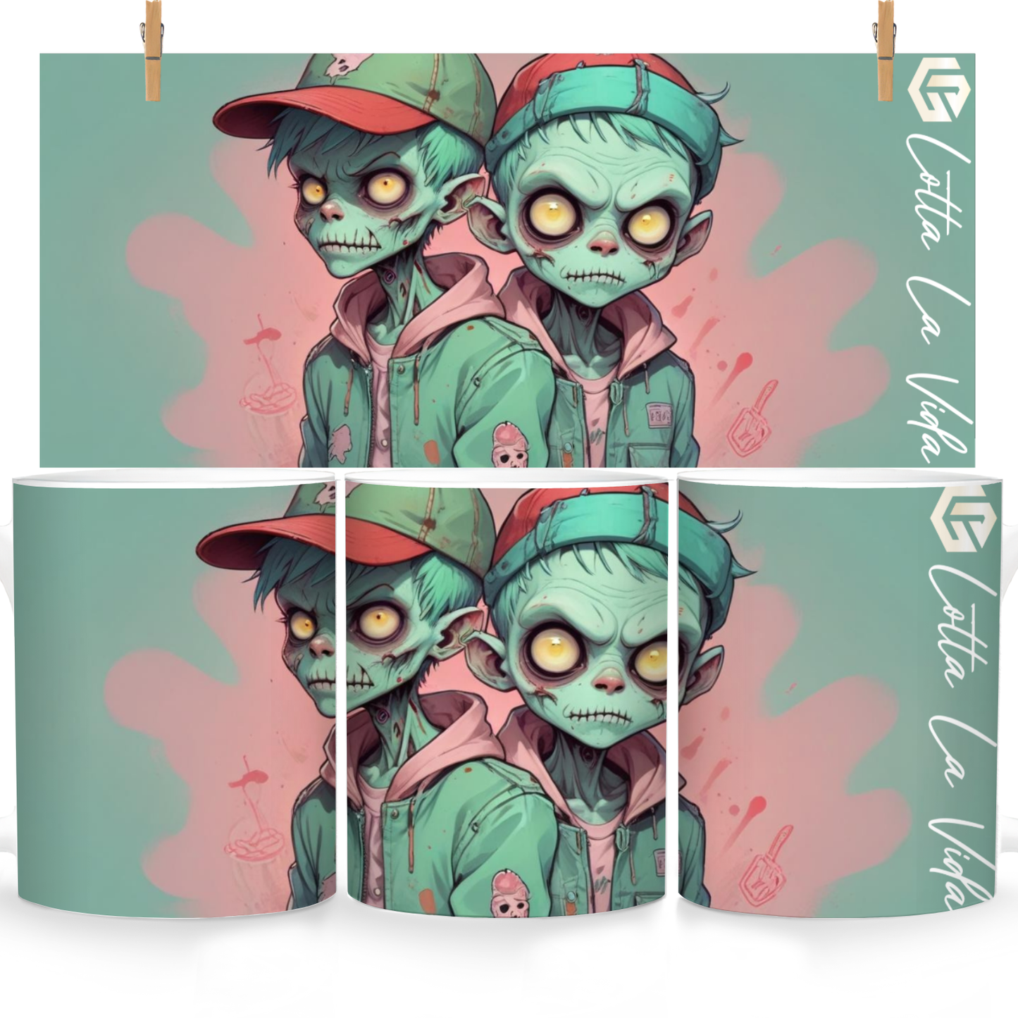 #Tasse ZombieKid Lucky & Look