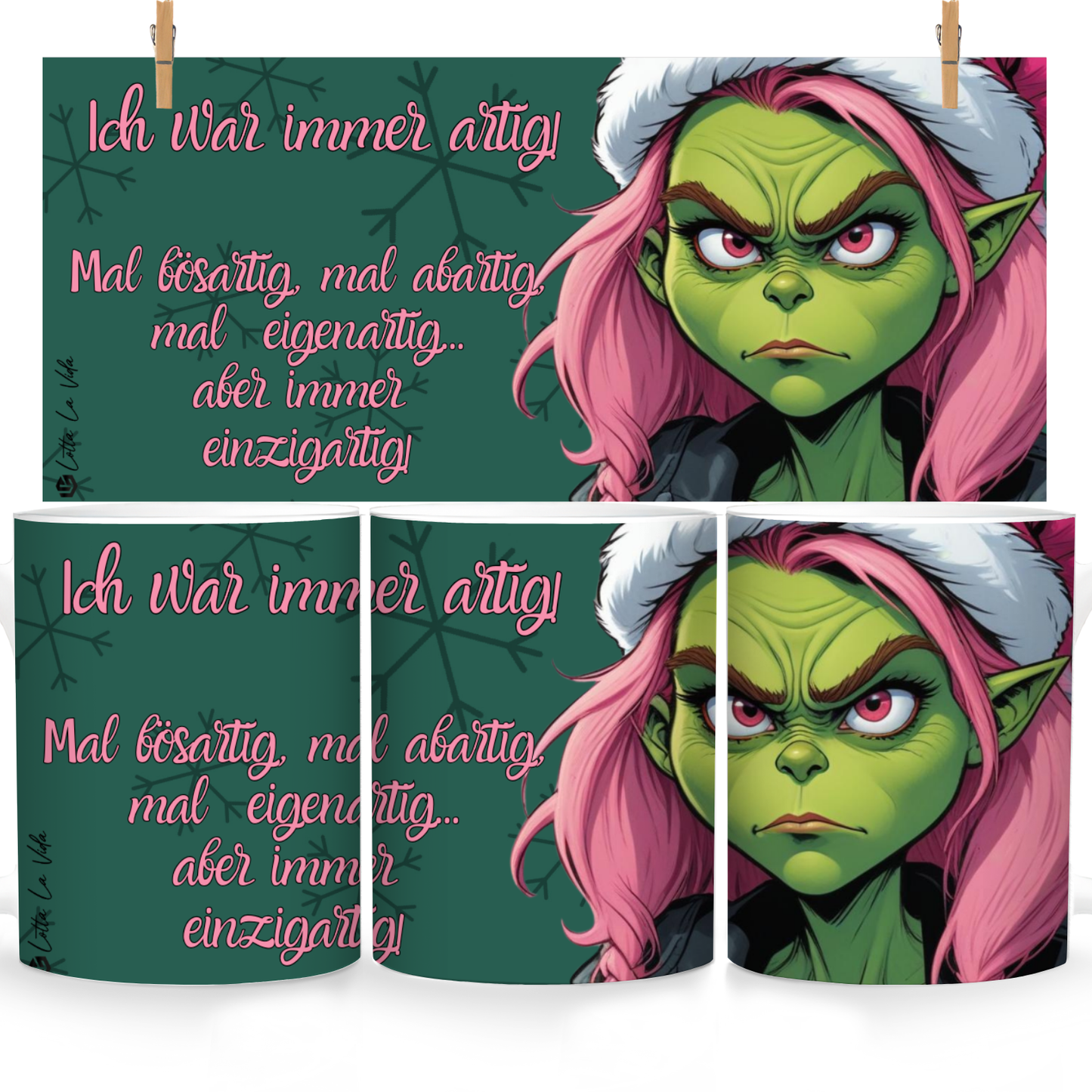 #Tasse Grinch -in Nicole