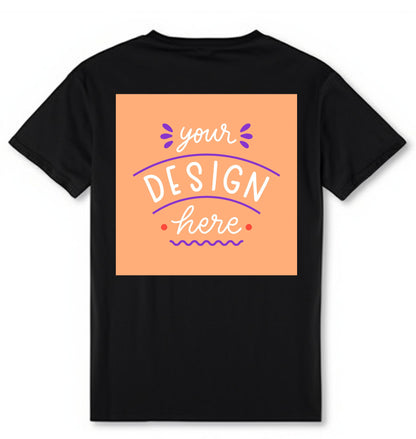 #T-Shirt mit deinem Design-schwarz